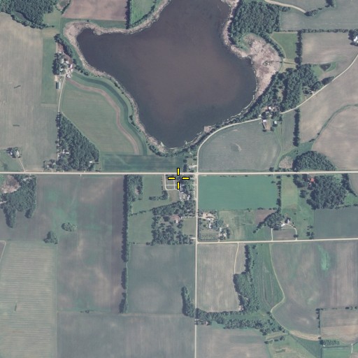 Aerial/Satellite Image of West Union Lutheran Church Cemetary, MN
