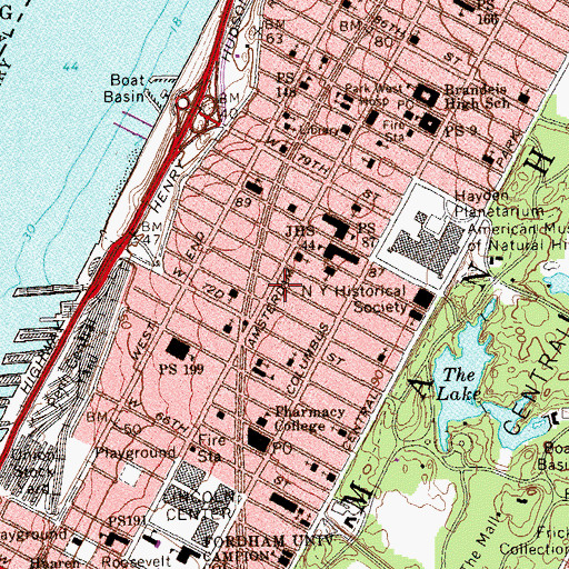 Topographic Map of Harsenville (historical), NY