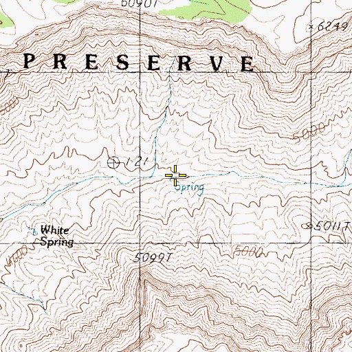 Topographic Map of Box Elder Spring, AZ