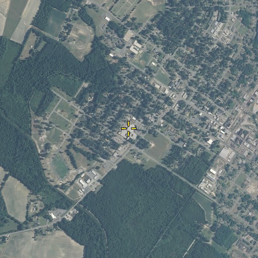 Aerial/Satellite Image of Vidant Roanoke - Chowan Hospital, NC