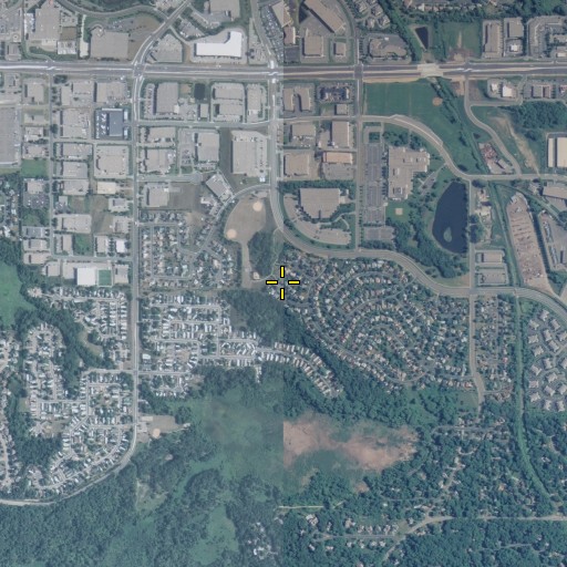 Aerial/Satellite Image of Hollows Park, MN