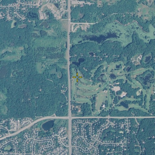 Aerial/Satellite Image of Valleywood Golf Course, MN