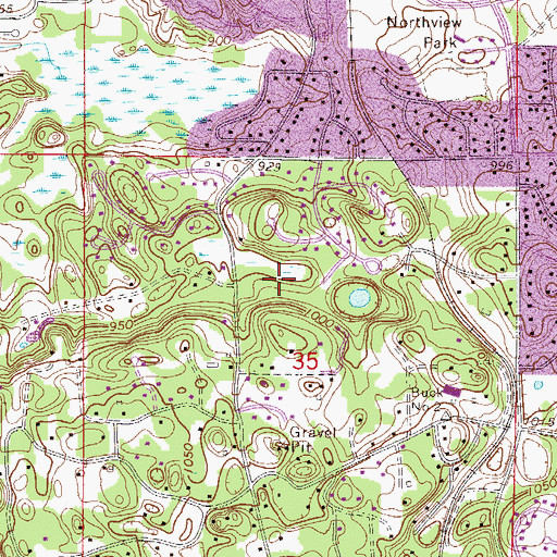 Topographic Map of Judicial Park, MN