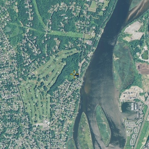 Aerial/Satellite Image of Pecks Mill Pond, CT
