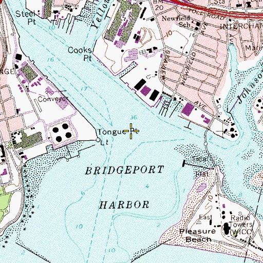 Topographic Map of Pequonnock River, CT
