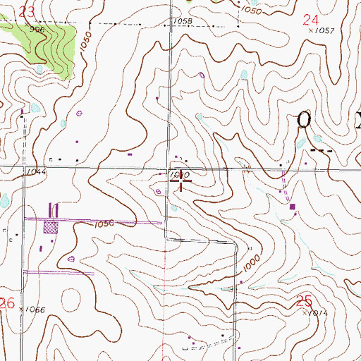 Topographic Map of Grace Fellowship Evangelical Free Church, KS