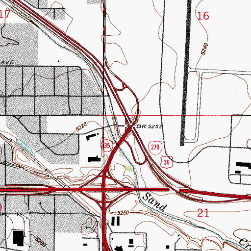 Topographic Map of Exit 4, CO
