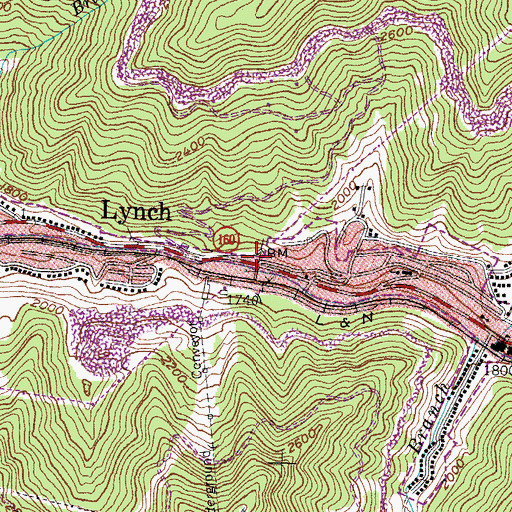 Topographic Map of Portal 31, KY