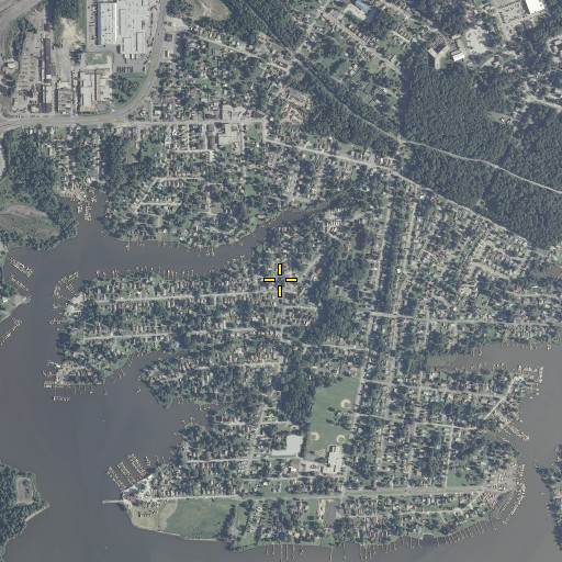 Aerial/Satellite Image of Bethel Assembly of God Church, MD