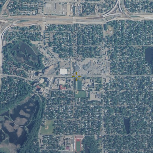 Aerial/Satellite Image of Richfield Post Office (historical), MN