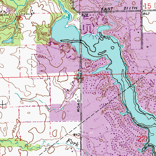 Topographic Map of School Number 1 (historical), IN