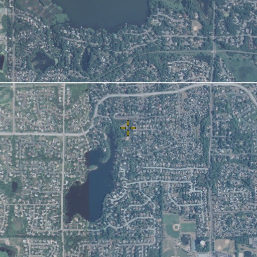 Aerial/Satellite Image of Schmidt Lake Park, MN