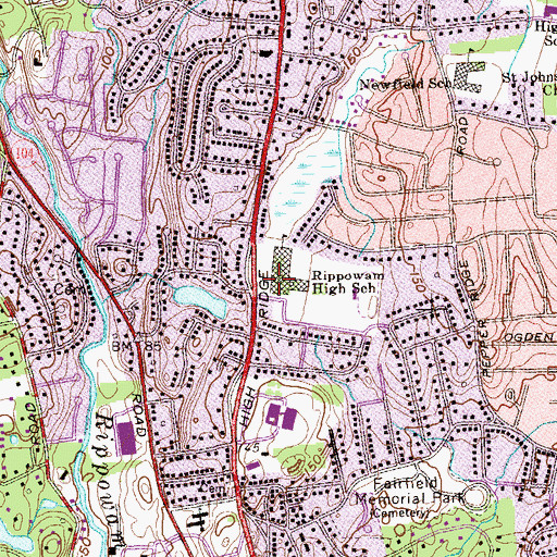 Topographic Map of Academy of Information Technology and Engineering, CT