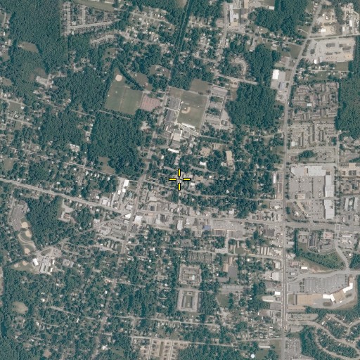 Aerial/Satellite Image of Peele Hall Administration Building, VA