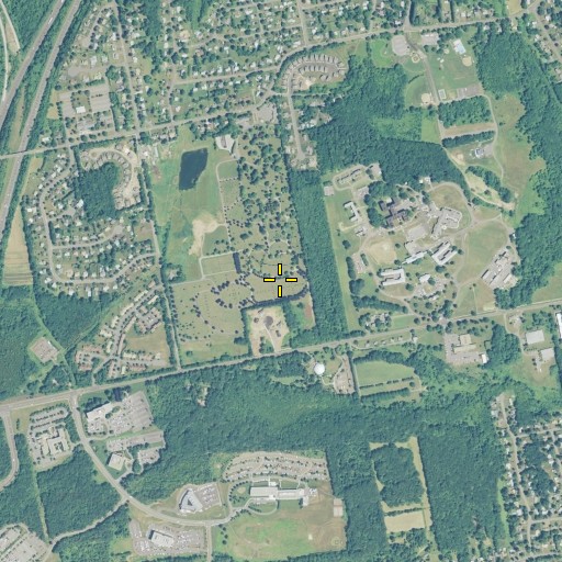 Aerial/Satellite Image of Rose Hill Memorial Park Cemetery, CT