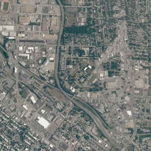Aerial/Satellite Image of Huntley Hall, VA