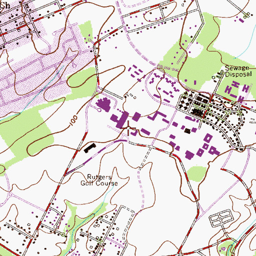Topographic Map of Environmental and Occupational Health Science Institute, NJ