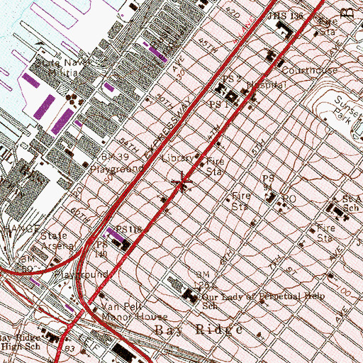 Topographic Map of Salem Gospel Tabernacle, NY