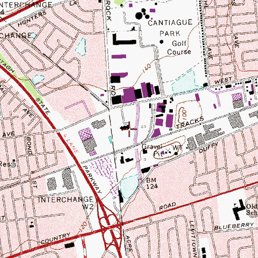 Topographic Map of Jones Institute, NY