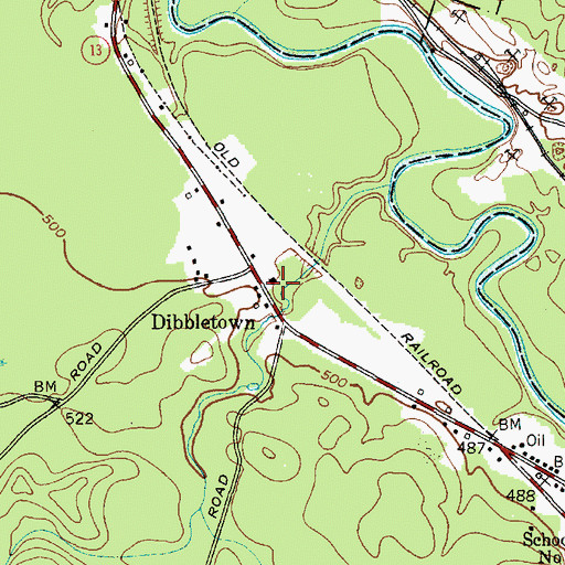 Topographic Map of School Number 14 (historical), NY