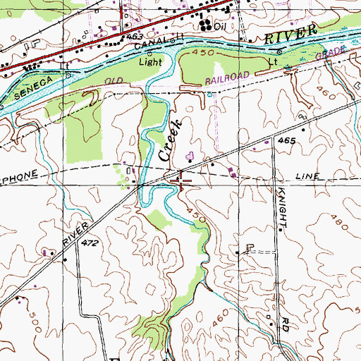 Topographic Map of School Number 16 (historical), NY