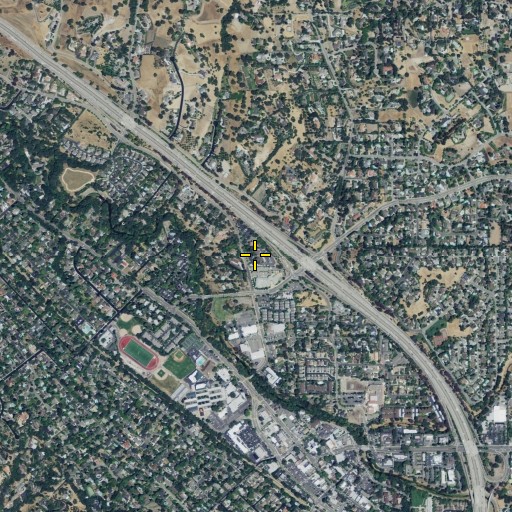 Aerial/Satellite Image of Danville City Hall, CA