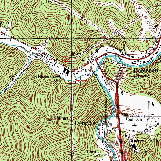 Topographic Map of Crab Apple Hollow, KY