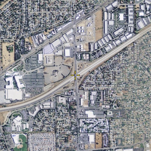 Aerial/Satellite Image of Exit 13, CA