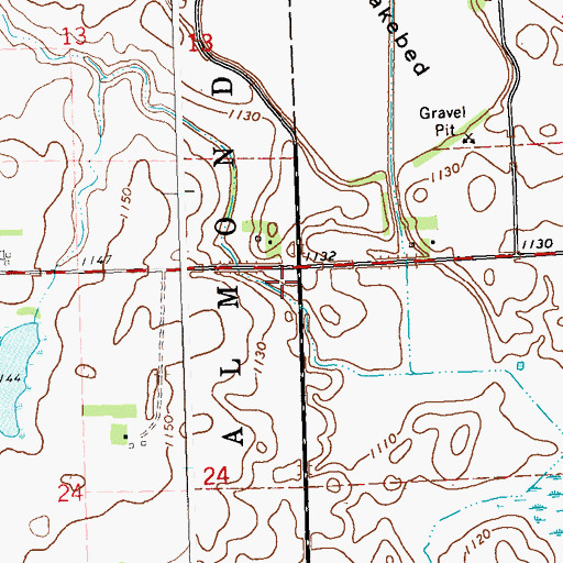 Topographic Map of School Number 57 (historical), MN