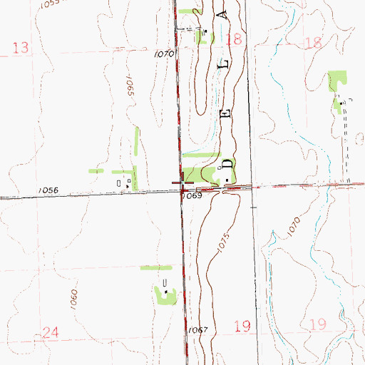 Topographic Map of School Number 65 (historical), MN
