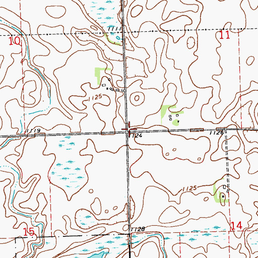 Topographic Map of School Number 19 (historical), MN