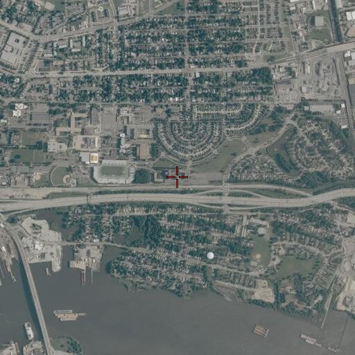 Aerial/Satellite Image of Lee W Smith Residence Hall, VA