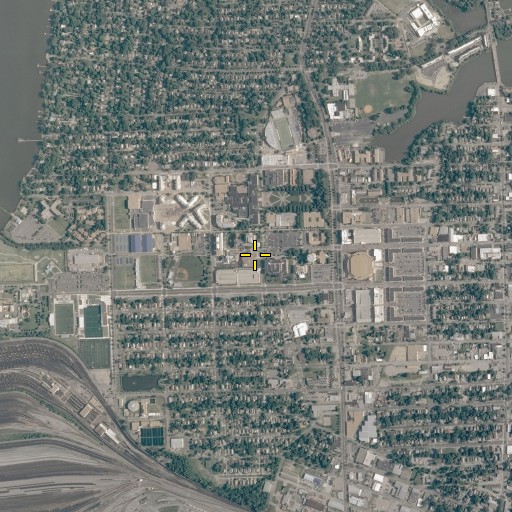 Aerial/Satellite Image of Mills Godwin Junior Science Building, VA