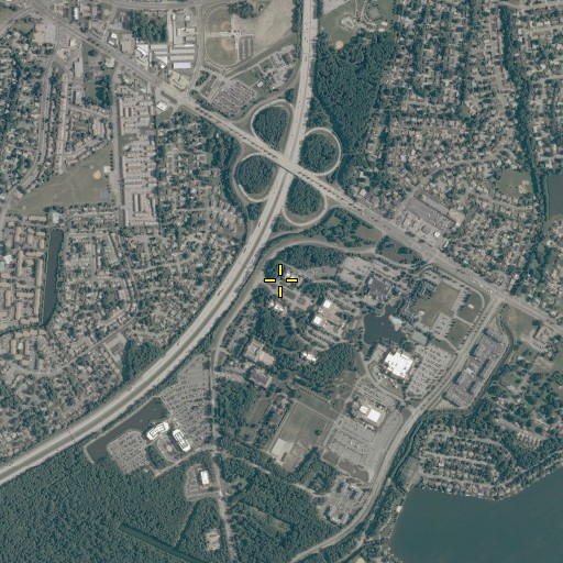 Aerial/Satellite Image of Regent University Classroom Building, VA