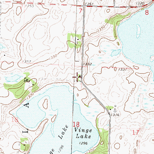 Topographic Map of School Number 9 (historical), MN
