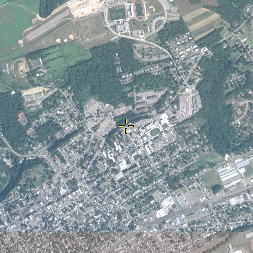 Aerial/Satellite Image of Hass Center for the Arts, PA