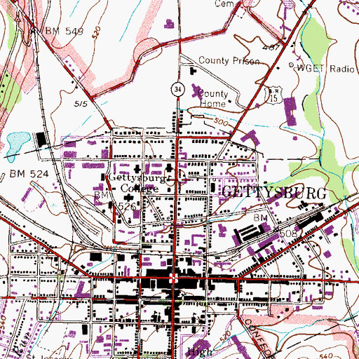 Topographic Map of Criterion House, PA