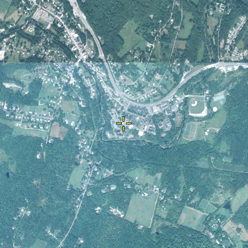 Aerial/Satellite Image of Hollinshead Residence Hall, PA