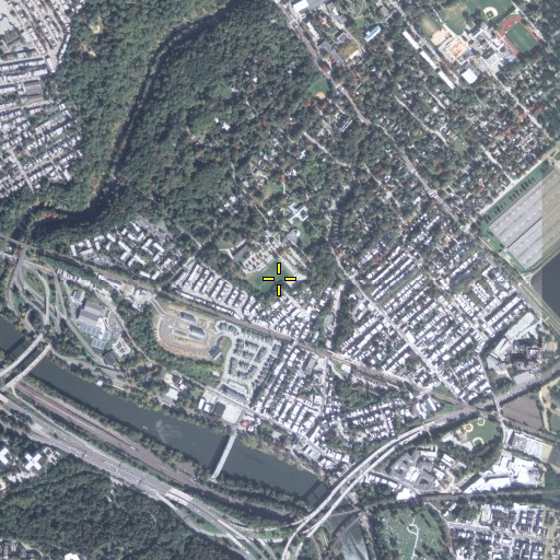 Aerial/Satellite Image of Ravenhill Athletic Field, PA