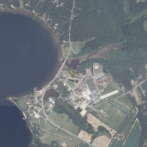 Aerial/Satellite Image of Aurine B Morsell House, MD