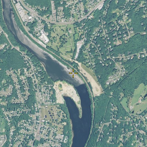 Aerial/Satellite Image of Twomile Brook, CT