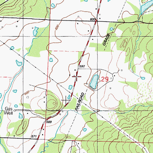 Topographic Map of Excelsior/ Mount Zion / Palestine Rural Fire Department, AR