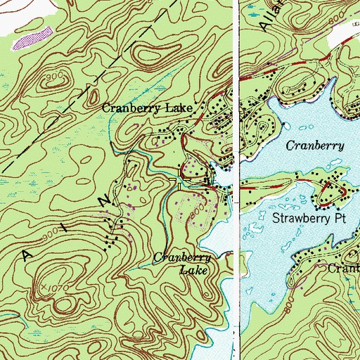 Topographic Map of Weaver House Run, NJ
