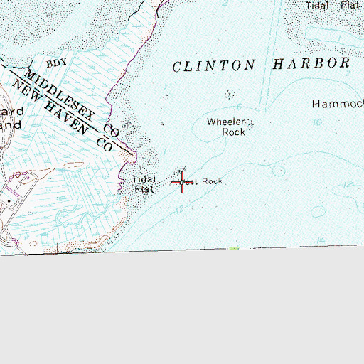 Topographic Map of West Rock, CT