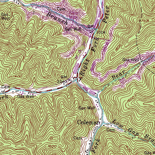 Topographic Map of Coleman School (historical), KY