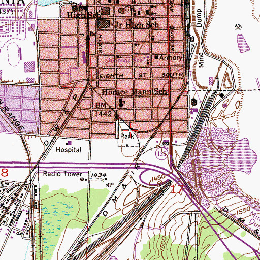 Topographic Map of Pepelnjak Southside Park, MN