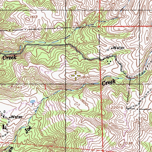 Topographic Map of Vista Grande, CA