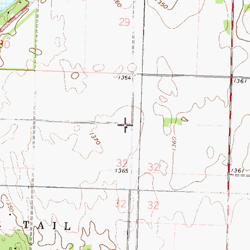 Topographic Map of School Number 131 (historical), MN