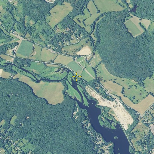 Aerial/Satellite Image of Cedar Swamp Brook, CT