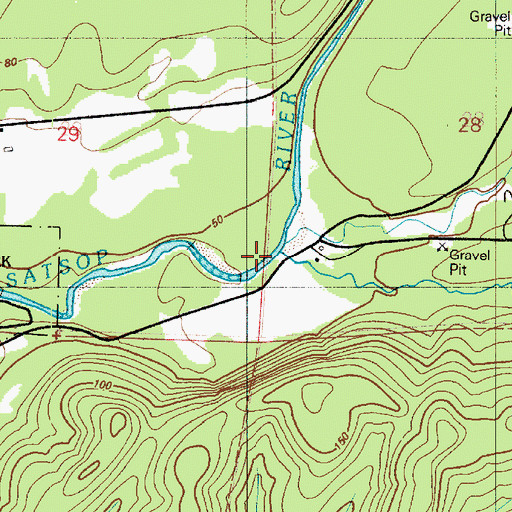 Topographic Map of Comfort Creek, WA